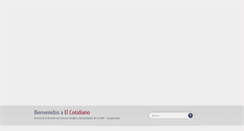 Desktop Screenshot of elcotidianoenlinea.com.mx