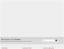 Tablet Screenshot of elcotidianoenlinea.com.mx